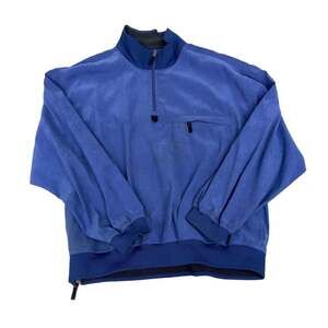 Vintage Arnold Palmer Men’s Blue 1/4 Zip Golf Pullover Windbreaker size XL